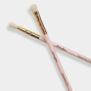 Slmissglam eyeshadow tapered pink Brush Duo